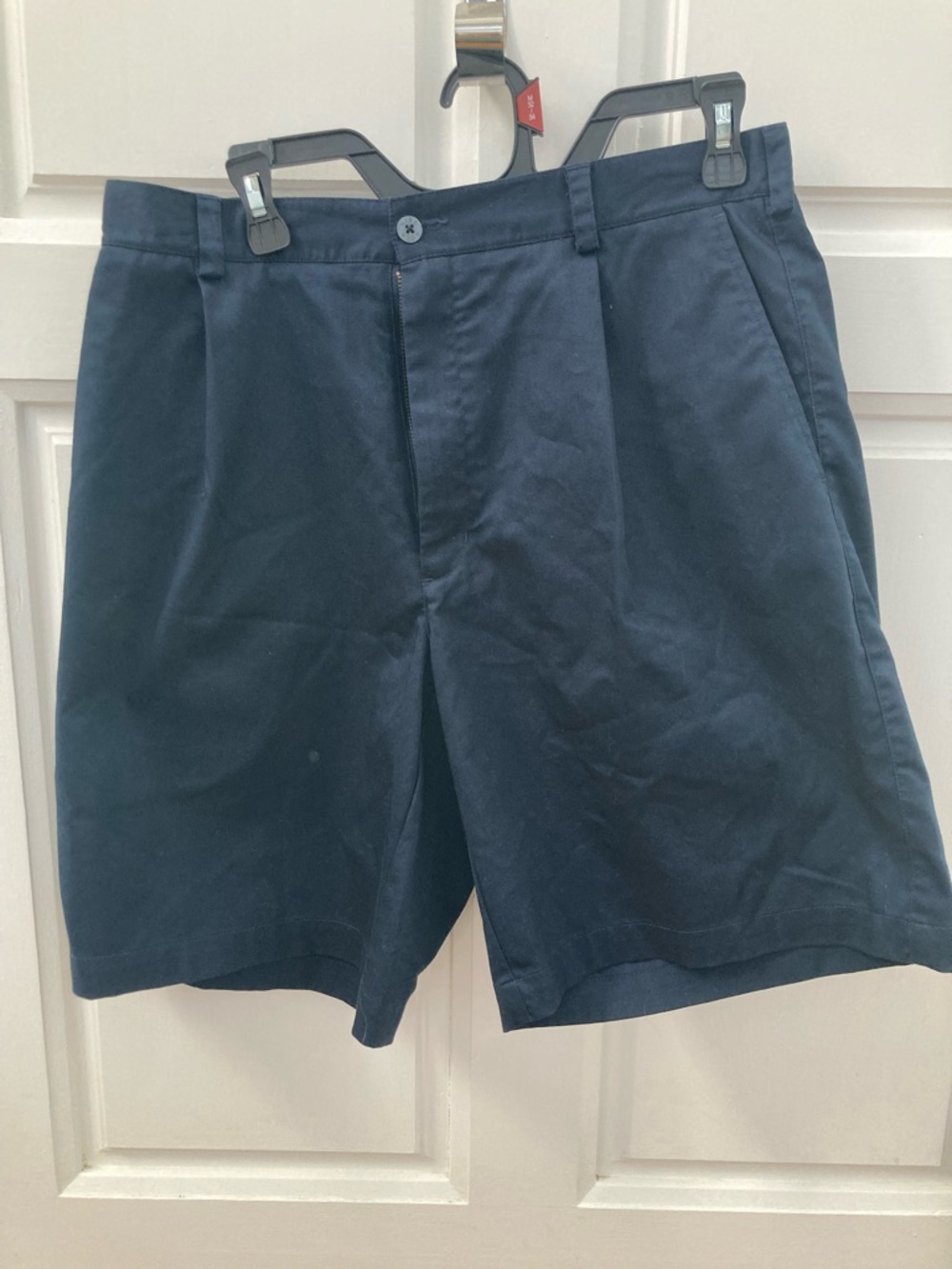 Nike Men's Dark Navy Flat-Front Casual Shorts